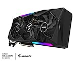 Gigabyte AORUS Radeon RX 6800 Master 16G Graphics Card, MAX-Covered Cooling, 16GB 256-bit GDDR6, GV-R68AORUS M-16GD Video Card