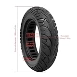 2Pcs 200x50 Solid Tire,8 inches Electric Scooter Wheels Solid Tires Front or Rear Replacement Solid Rubber Tires Compatible with 200x50 Electric Scooter Solid Tire（P-T005）