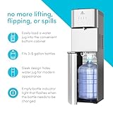 Avalon Limited Edition Self Cleaning Water Cooler Water Dispenser - 3 Temperature Settings - Hot, Cold & Room Water, Durable Stainless Steel Construction, Bottom Loading - UL Listed