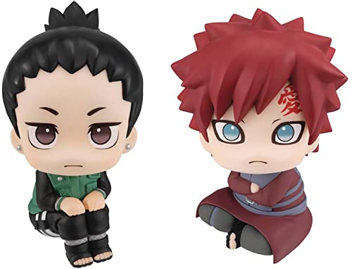 Shikamaru Nara & Gaara Look Up Series Naruto Shippuden Figure Set with Gift