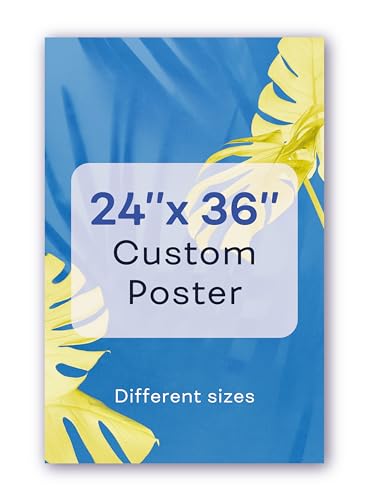 SolowayDecor Poster Prints - Customized Poster - Poster Printing - Poster Customize with Photo - Custom Poster Printing - Customize A Poster 24x36 Inch
