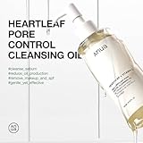 Anua Double Cleanser Duo for Facial Cleansing : Heartleaf Pore Control Cleansing Oil & Heartleaf Quercetinol Pore Deep Cleansing Foam for Double Cleansing, Blackhead Remover, Korean Skincare