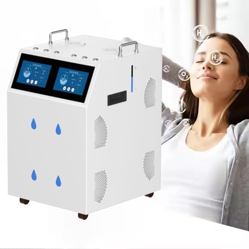 DVMFQFA 2025 Hydrogen Inhalation Machine, 8400ml/Min (5600 H+2800 O) HO Separation Hydrogen Generator, 6-Port Silent H2 Inhaler, 99.99 Percent High Purity