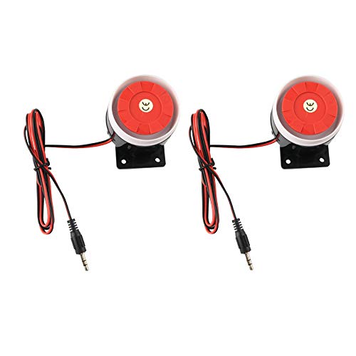 Xnrtop DC12 V 120 db Continuous Sound Decibel Piezo Buzzer IC Alarm Speaker 2 PCS