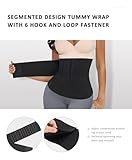 FeelinGirl Waist Trainer for Women Snatch Bandage Tummy Wrap Plus Size Workout Waist Trimmer for Gym Sport Bandage Wrap