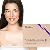 BLUMBODY Chest Wrinkle Pads – Anti-Wrinkle Silicone Patches Skin Firming & Smoothing – Reusable Overnight Chest Pads – Anti-Aging Crepe Erase Pads – Neck & Décolleté (1-Month Supply)