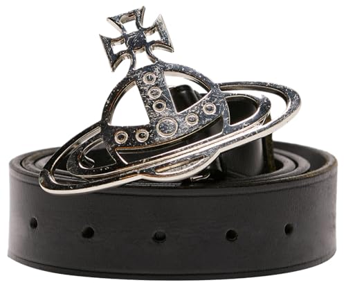 Vivienne Westwood, Pre-Loved Classic Orb Belt, OS, Black