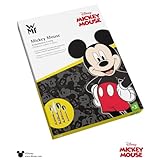 WMF Children's Cutlery Set 4-Piece Mickey Mouse Cromargan 18/10 Stainless Steel Polished Suitable from 3 Years