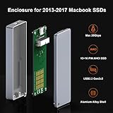 MAIWO USB C 3.2 SSD Enclosure for 12+16 PIN Apple MacBook Flash SSDs, 20Gbps AHCI Mac Pro Enclosure Compatible with MacBook Air/Pro Mac Pro from 2013 to 2017, Upgrade Your MacBook's Capabilities