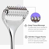 QooWo Acupressure Roller, Acupuncture Massage Roller for Neck/Head/Hand Pain Relief and Muscle Relaxation