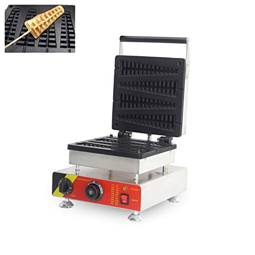 GOOG Electric stainless steel commercial home use 4pcs waffle on stick fish lolly waffle maker machine (220v)