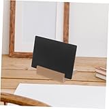 Tofficu 5pcs Small Blackboard Writing Board for Message Chalkboard Shop Message Board Mini Chalkboard Table Prices Board Erasable Whiteboard White Board Mini Blackboard Signs Abs