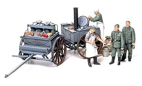 Tamiya 35247 1:35 Diorama Set Field Kitchen (4), Model Kit, Plastic Construction Kit, Assembly Kit for Assembly, Detailed Replica