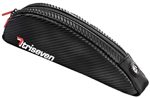 TriSeven Bicycle Bag Frame Bag 30 - Bike Bicycle Triangle Bag - Bike Storage Bag - Bicycle Frame - Pouch Bag for MTB - Road Bike Cycling - Bike Accessories - Bikepacking, Touring - Black