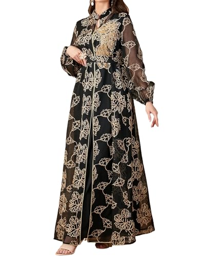 Eid Muslim Abaya For Women Party Dresses Embroidery Abayas Kaftan Islam Arabic Robe Ramadan Morocco Dubai Sets