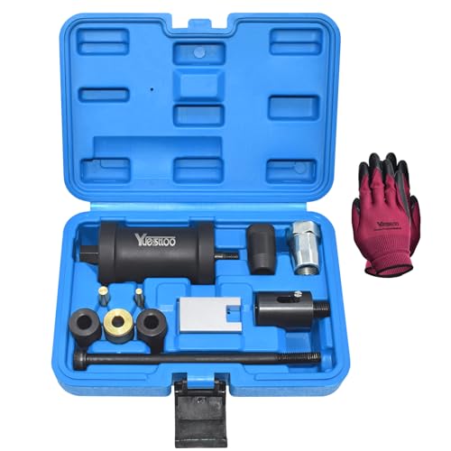 Yuesstloo Fuel Injector Removal Tool, Injector Seal Replace Install Kit, compatible con BMW N14 N18 N20 N26 N47 N53 N54 N55 N57 N63 S63 B38 B48 B58 with Extended Slide Hammer Screws