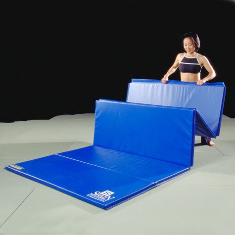 Dollamur 5'x10' 1-3/8" Folding Sport Mat, Blue