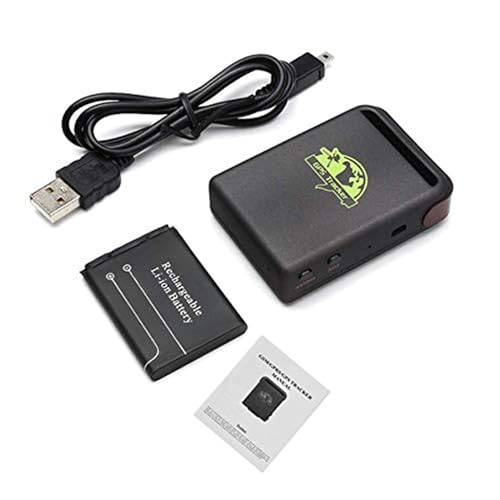 Eaglerich Vehicle GPS Tracker Real Time GSM GPRS GPS Tracker TK102B Car Tracking Locator Device Remotes Control Over Speed Alarm for Cars/Pets/Kids/ELD Men