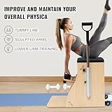 Apdale Pilates Chair, Split-Pedal Stability Pilates Chairs with Handles, Yoga Fitness Trainer Pilates Wunda Chair Pilates Chair for Home Workouts Gym