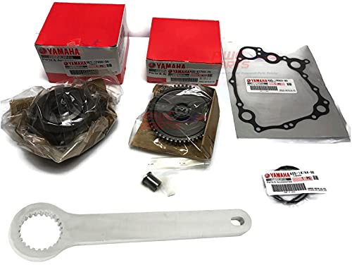PWCPARTS OEM SHO/SVHO Supercharger Clutch & Dampener Drive Gear & Collar 18T UPGRADE Assembly Kit w/Gaskets & Removal/InstallTool 6ET-17800-00-00 6S5-17800-20-00 6S5-W1783-20-00