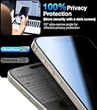 UltraGlass Ultra 9H+ Glass for iPhone 13 Pro Max Privacy Screen Protector [No.1 Military Grade Shatterproof & 100% Anti Spy] Glass Privacy Screen iPhone 13 Pro Max Tempered [Longest Durable],2 Pack