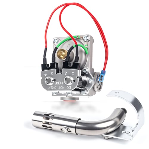 93844 & 91638 | RV Water Heater Solenoid Gas Control Valve w/Main Burner Tube Fit for Dometic Atwood 6 Gallon Water Heater GCH6-XX, GC6A-XX, GH6-XX, G6A-XX, GCH6A-XX, GC6AA-XX