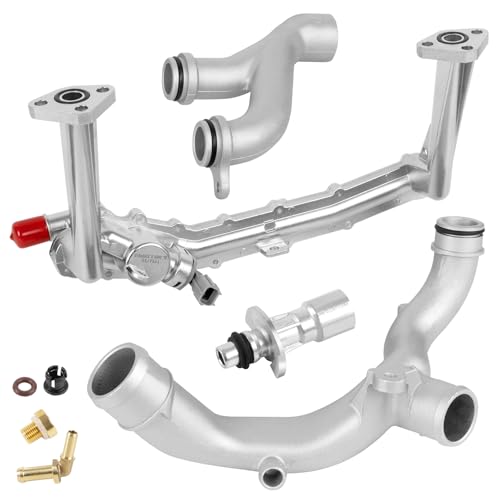 Coolant water Pipe Cooling System Kit, Fits for Land Rover Range Rover Sport LR4, for Jaguar XF XJ XE 3.0L V6, Replace LR075991 LR087558 LR122710 LR092992 LR109401 LR041788