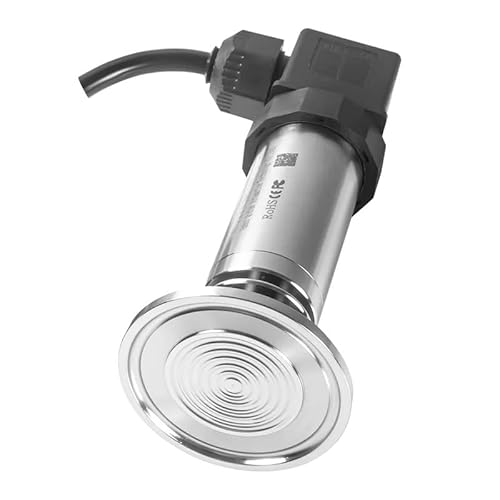 4-20mA Output 50.5mm Tri Clamp Pressure Transmitter Sanitary Diaphragm Pressure Sensor 1Pcs(0-10bar)