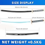 Jiuyu Muichiro Tokito Sword 40.5inch Plastic Role Play Cosplay Sword Tokitou Muichirou Katana Anime Sword Not Sharp