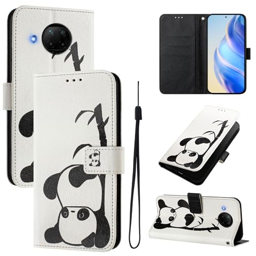 Case for Xiaomi Mi 10T Lite 5G, Flower Leather Premium Book Case Leather Case Holder RFID Card Slot Magnetic Wallet Flip Cover PU Case Compatible with Xiaomi Mi 10T Lite 5G (A)