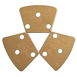 Trapezoidal Diamond Grinding Discs for Warrior, XtremePolishing & ASL Grinders, 30/40 Grit, Soft Bond, Set of 3PCS