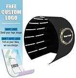 Diandian Half Circle Photo Booth Enclosure, Vogue Photo Booth LED Backdrop Enclosure, Vogue Booth Customizable Logo, Photobooth Backdrop for Parties Events (E: 32LED-10'W x 8'H)