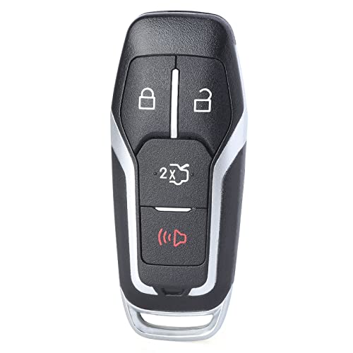Keymall Car Key Fob Keyless Entry Remote Control Replacement for Ford Fusion Edge Explorer 2015 2016 2017 ID49 Chip 4 Buttons(FCC ID:M3N-A2C31243800 P/N:164-R8109)