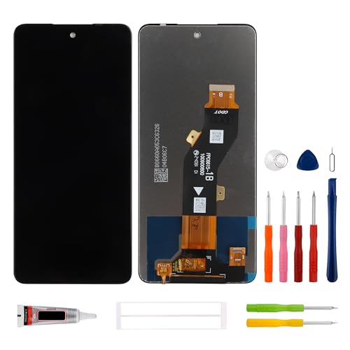 SWARK New LCD Display Compatible with Tecno Spark Go 2024 BG6 [6.6"] Touch Screen Digitizer Assembly Replacement + Tools