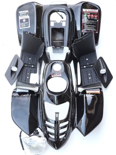 24" black ATV Body Plastic Baja50cc Taotao 110B Coolster 3050C Vitacci Hawk-110 Black