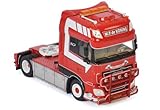 WSI for DAF XF Super Space CAB 4X2 MEGATRAILER Flatbed - 3 AXLE W.P. DE Koning 1/50 DIECAST Truck Pre-Built Model