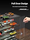 1/64 Scale Diecast Car Diorama Garage Parking Dustproof Storage Shelf with Lights,Display Case for Hot Wheels & Matchbox Cars