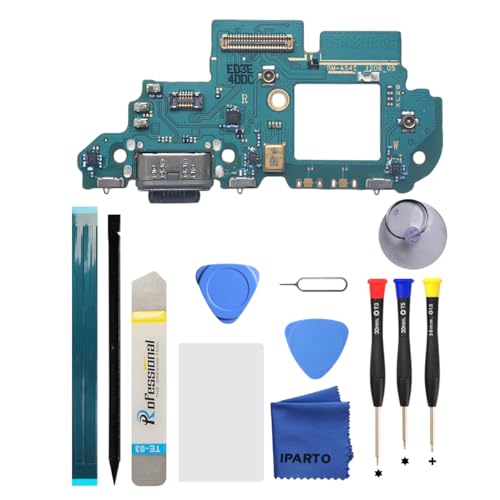 iParto Charging Port Replacement Kit for Samsung Galaxy A54 5G SM-A546U USB Flex Dock Connector Charging Flex Replacement with Tools
