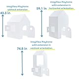 ImagiNew Playhome - The Washable Kids Playhouse - Paint Again and Again - Height Increasing kit Extension Set accesories (4X Building Parts at 31.5 in x 15.75 in Each)