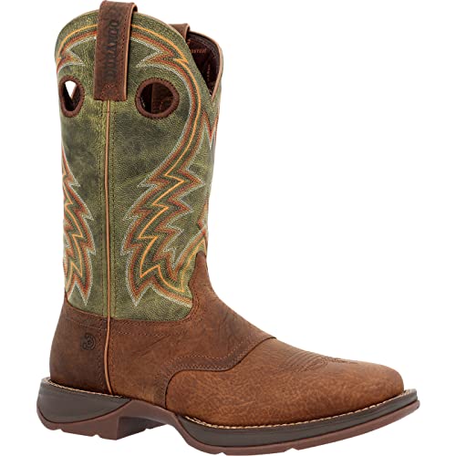 Durango Men's Rebel Western Boot, Hunter Green, 10