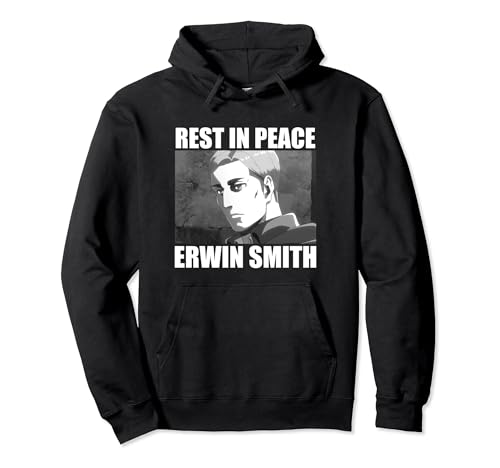 Attack on Titan Season 3 RIP Erwin Smith Pullover Hoodie