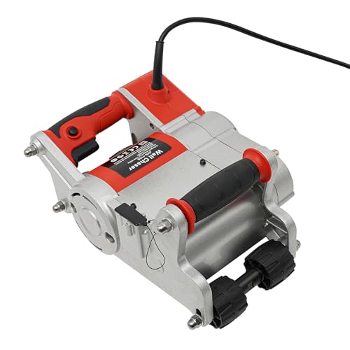 HinLIaDa Wall Groove Cutting Machine, 1100W Concrete Cutting Slotting Machine Handheld Electric Brick Wall Chaser Electric Floor Wall Chaser Metalworking for Wall Slotting Machine, 35MM