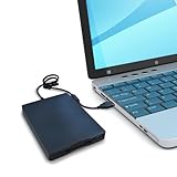 Floppy Disk Reader, 3.5 inch USB External Floppy Drive for PC/Laptop and Desktop, Portable USB Port Powered Drive for Window 98SE/ME/2000/XP/VISTA/Win7//Mac OS 10.3