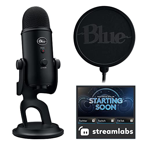 Logitech for Creators Vocal Condenser Microphone, USB Type-A, Blackout (988-000521)