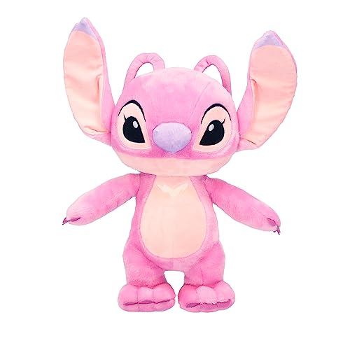 KIDS PREFERRED Disney Baby Lilo & Stitch Angel Soft Huggable Stuffed Animal Cute Plush Toy for Toddler Boys and Girls, Gift for Kids, Pink Angel 16 Inches