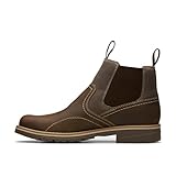 Clarks Men's Morris Easy Waterproof Ankle Boot, Beeswax Leather, 11