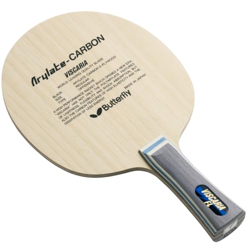 Butterfly Viscaria Table Tennis Blade ALC Blade - Professional Table Tennis Blade - Available in FL, and ST Handle Styles - Made in Japan