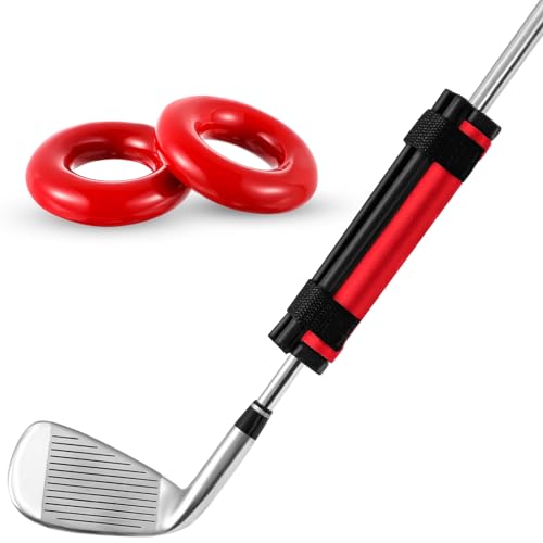 Vertintong Golf Club Weights Golf Swing Weights for Practice and Warm Up Golf Swing Trainer Rings Golf Swing Weights Stripe with 2 Pcs Weighted Golf Donut Accessory Equipment Tool for Golf Clubs