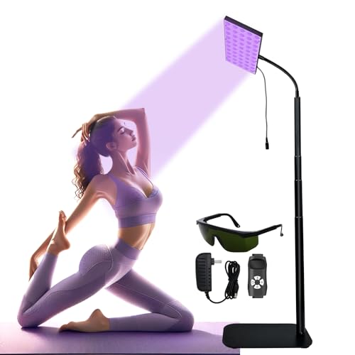 Nerxerx Tanning Lamp Thearpy Light for Home Use with Adjustable Stand Purple Light for Indoor Model: Various
