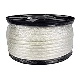 QNR 3/8 inch Knotrite Nylon Rope - 250 Foot Spool | 100% Nylon - Solid Braid - Dyeable - Industrial Grade - High UV and Abrasion Resistance